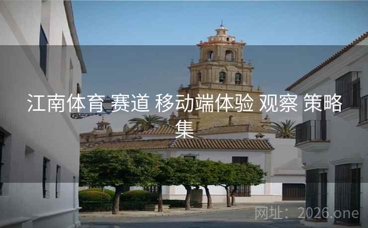 江南体育 赛道 移动端体验 观察 策略集