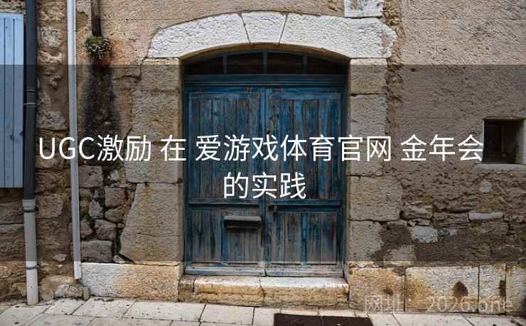 UGC激励 在 爱游戏体育官网 金年会 的实践