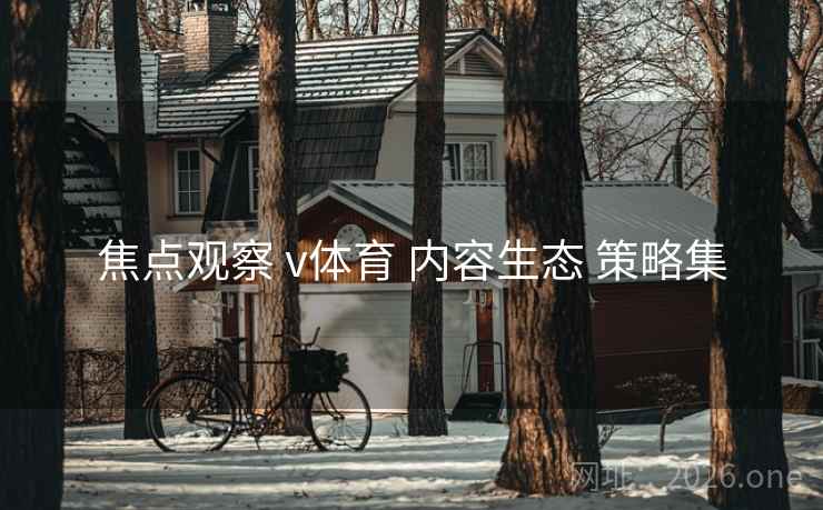 焦点观察 v体育 内容生态 策略集